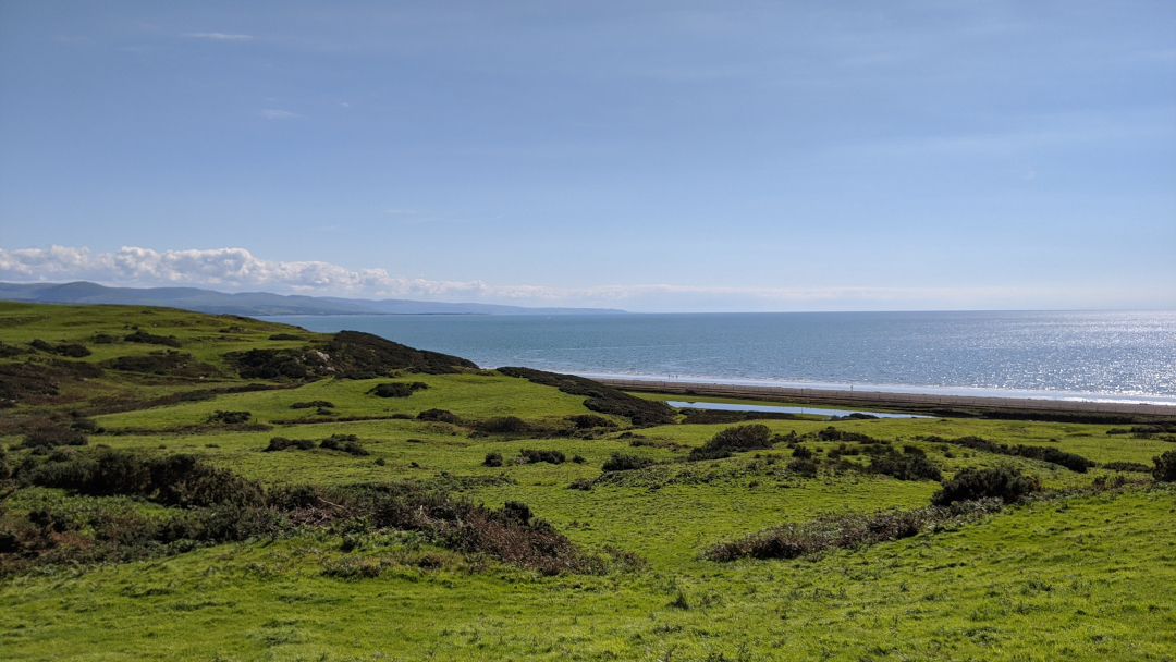 Beach/sea views near Pwhelli