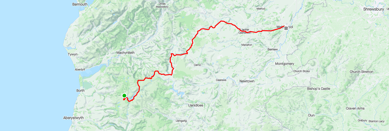 Map of day 3 route